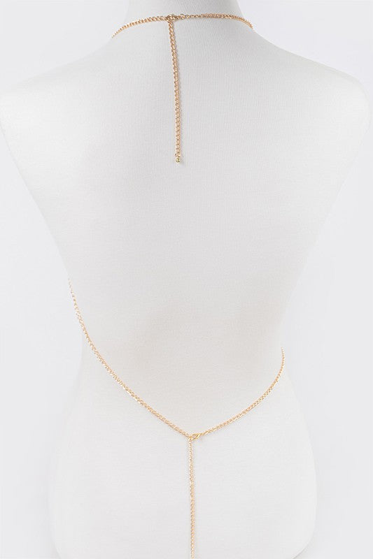 Gold Seduction Bra Chain