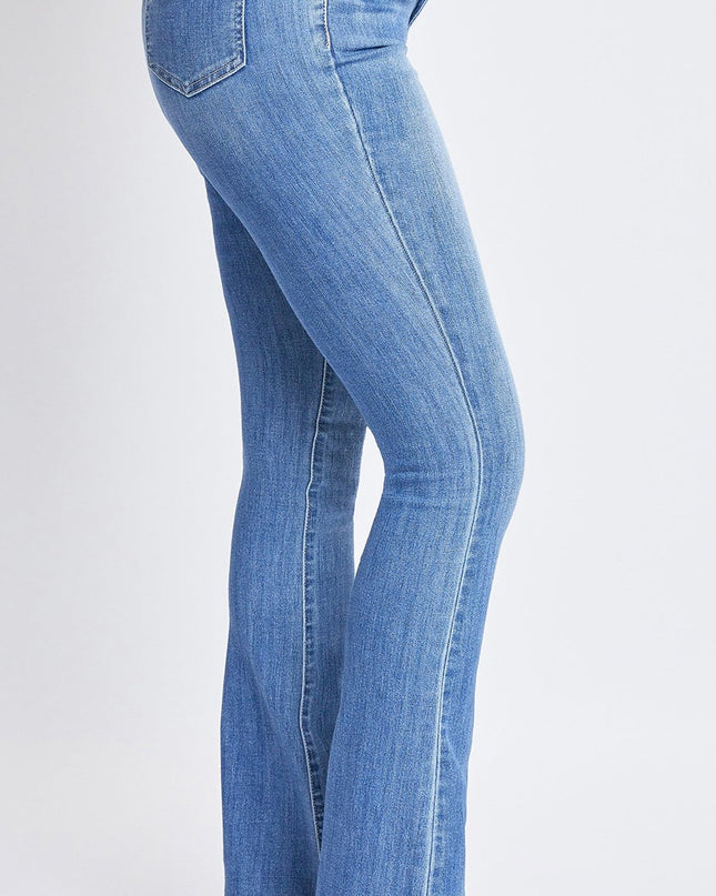 Blue Light Wash Ultra High Rise Bootcut Denim Jeans