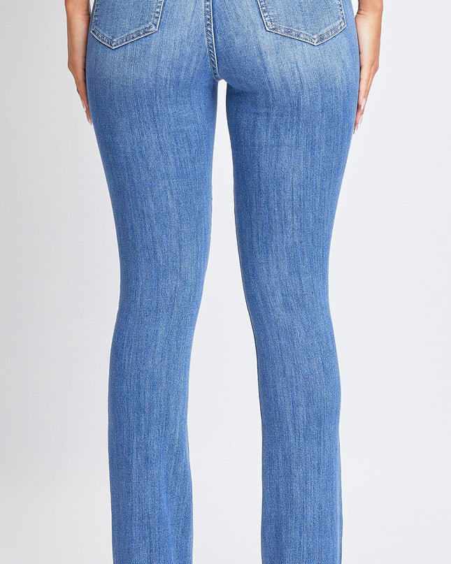 Blue Light Wash Ultra High Rise Bootcut Denim Jeans