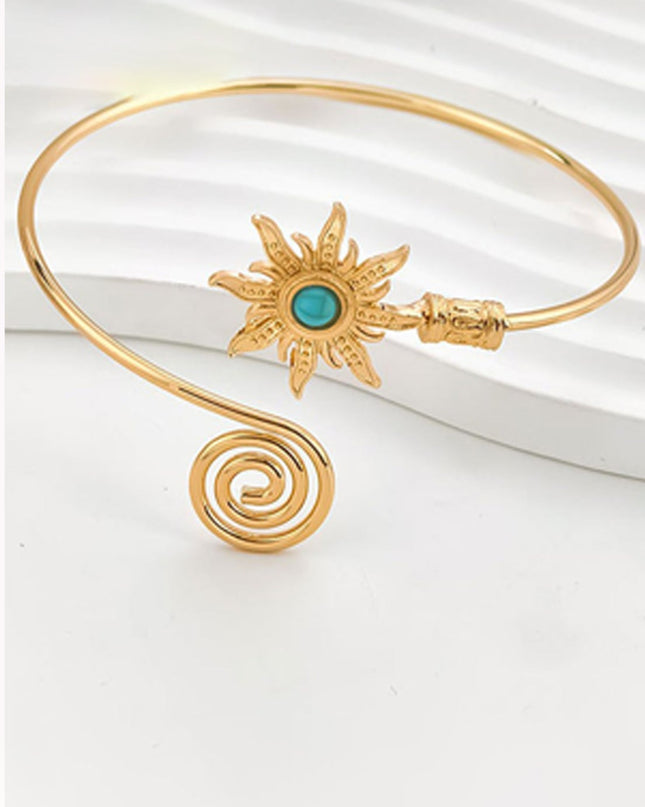 Blue Sun Arm Cuff Bracelet