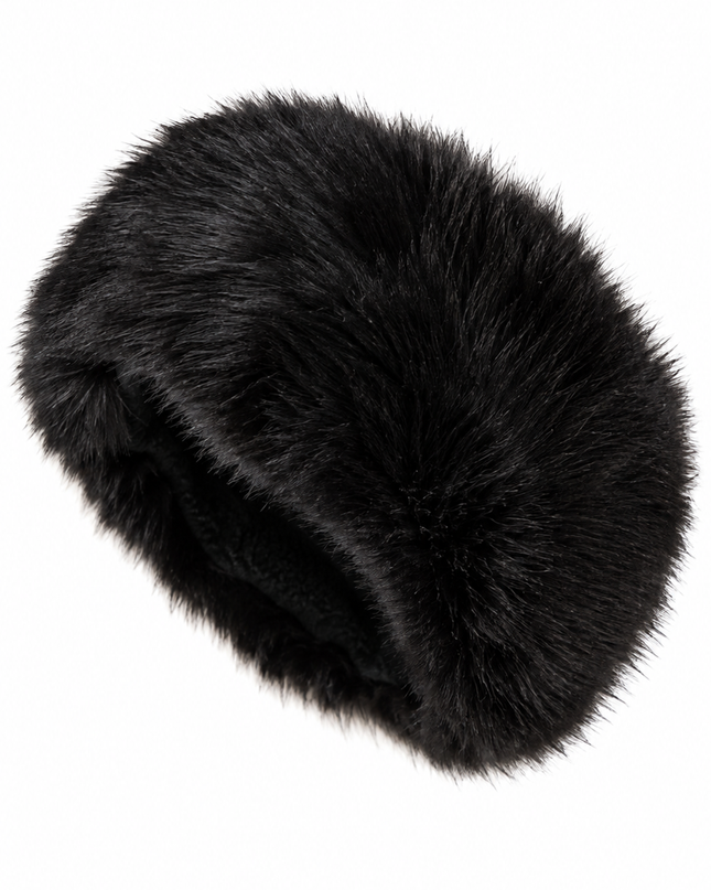 Black Furry Headband Earmuff