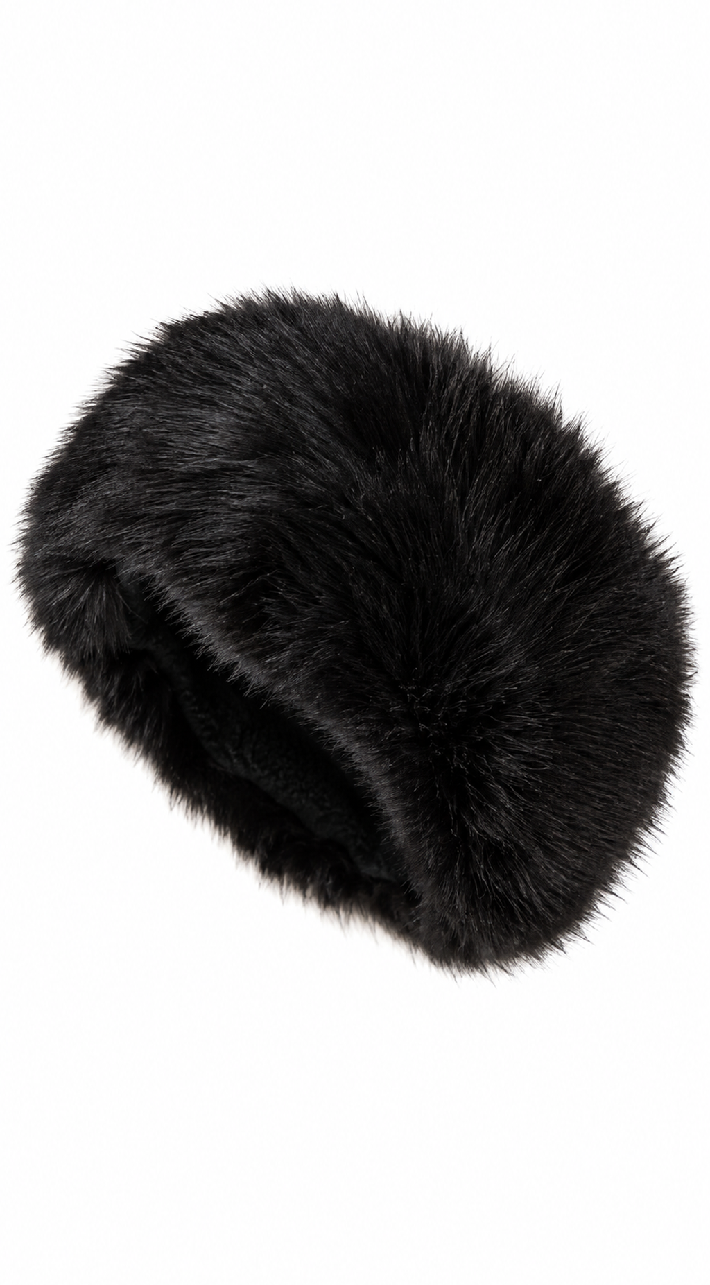Black Furry Headband Earmuff