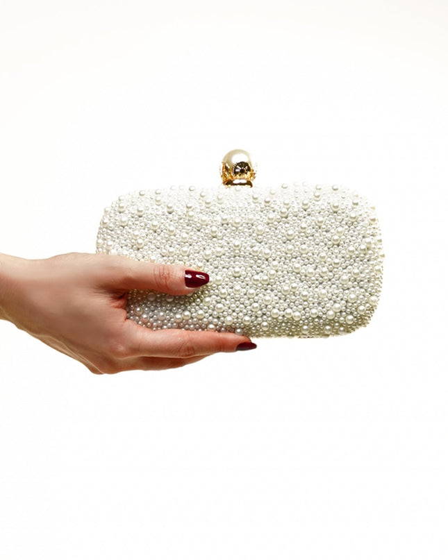 Gold Opal Essence Pearl Clutch
