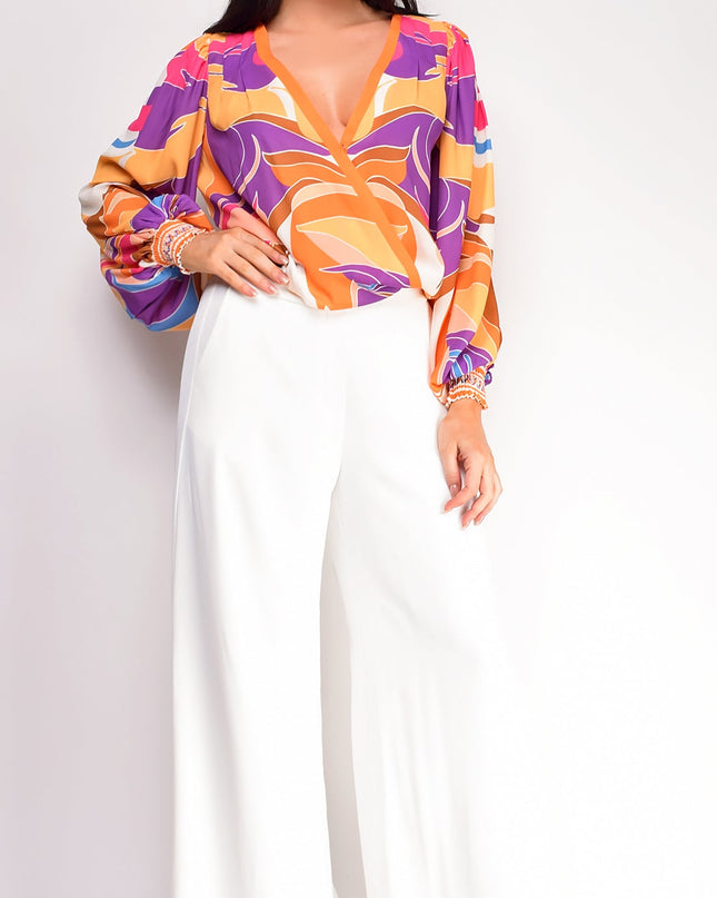 Ivory Wide Leg Pants