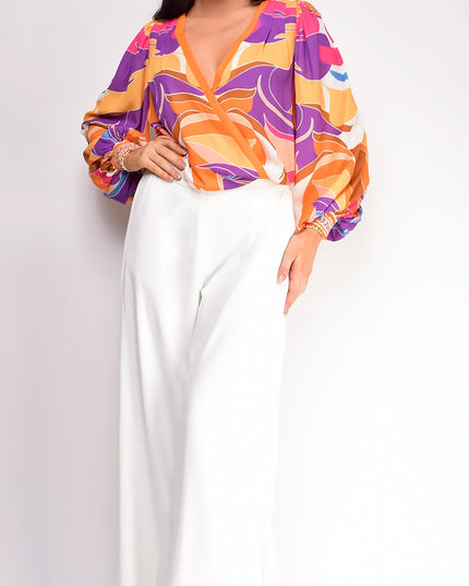 Ivory Wide Leg Pants