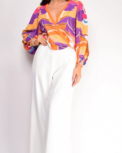 Ivory Wide Leg Pants