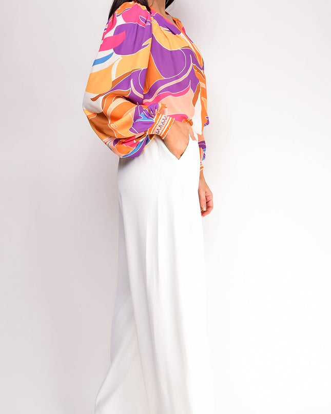 Ivory Wide Leg Pants