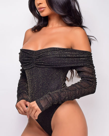 Black Sparkle Bodysuit