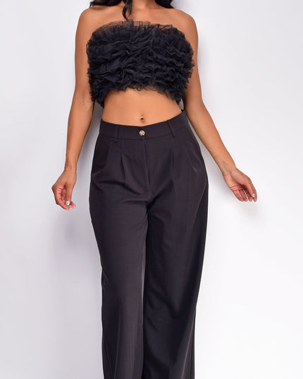 Black Wide Pants