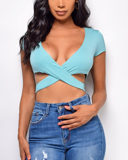 Green Cross Front Top