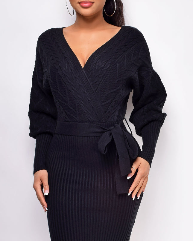 Black Sweater Dress