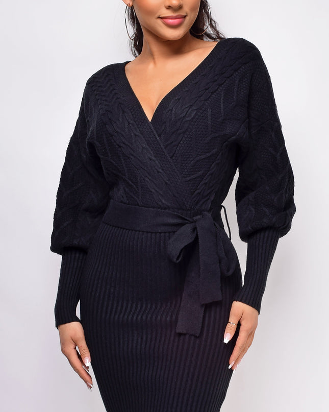 Black Sweater Dress