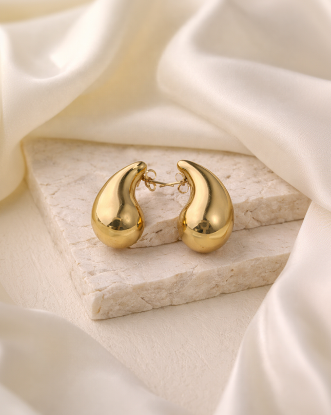 Drop 18K Gold Plated Earrings