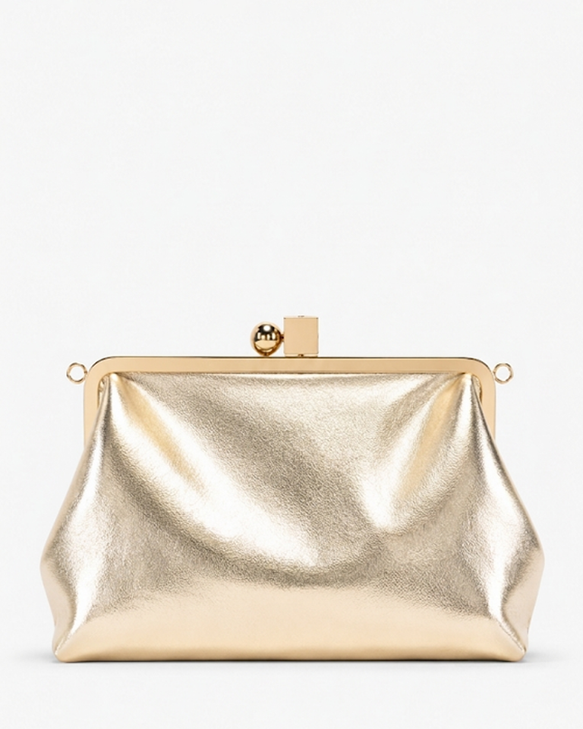 Gold Frame Clutch Bag
