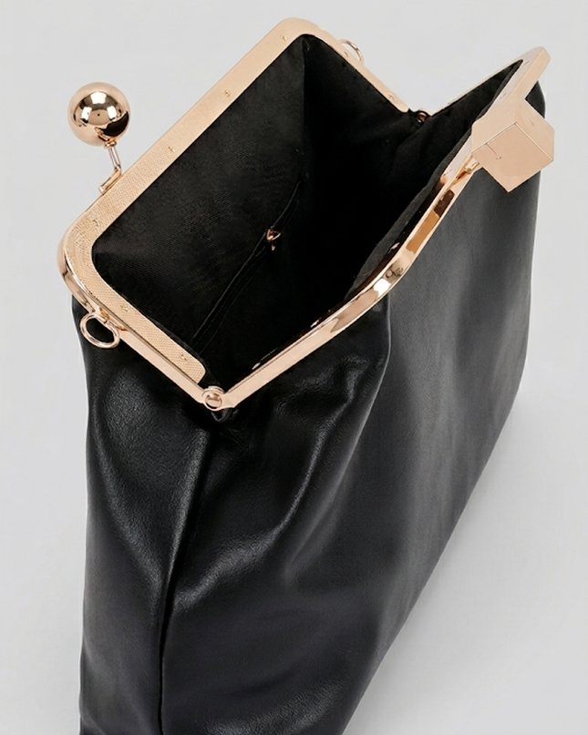 Black Frame Clutch Bag