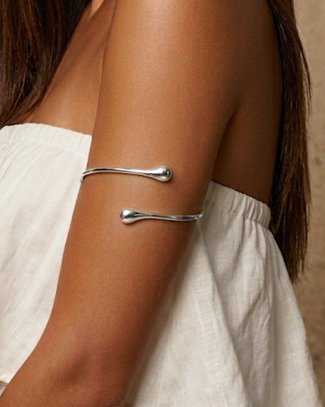 Silver Arm Cuff bracelet