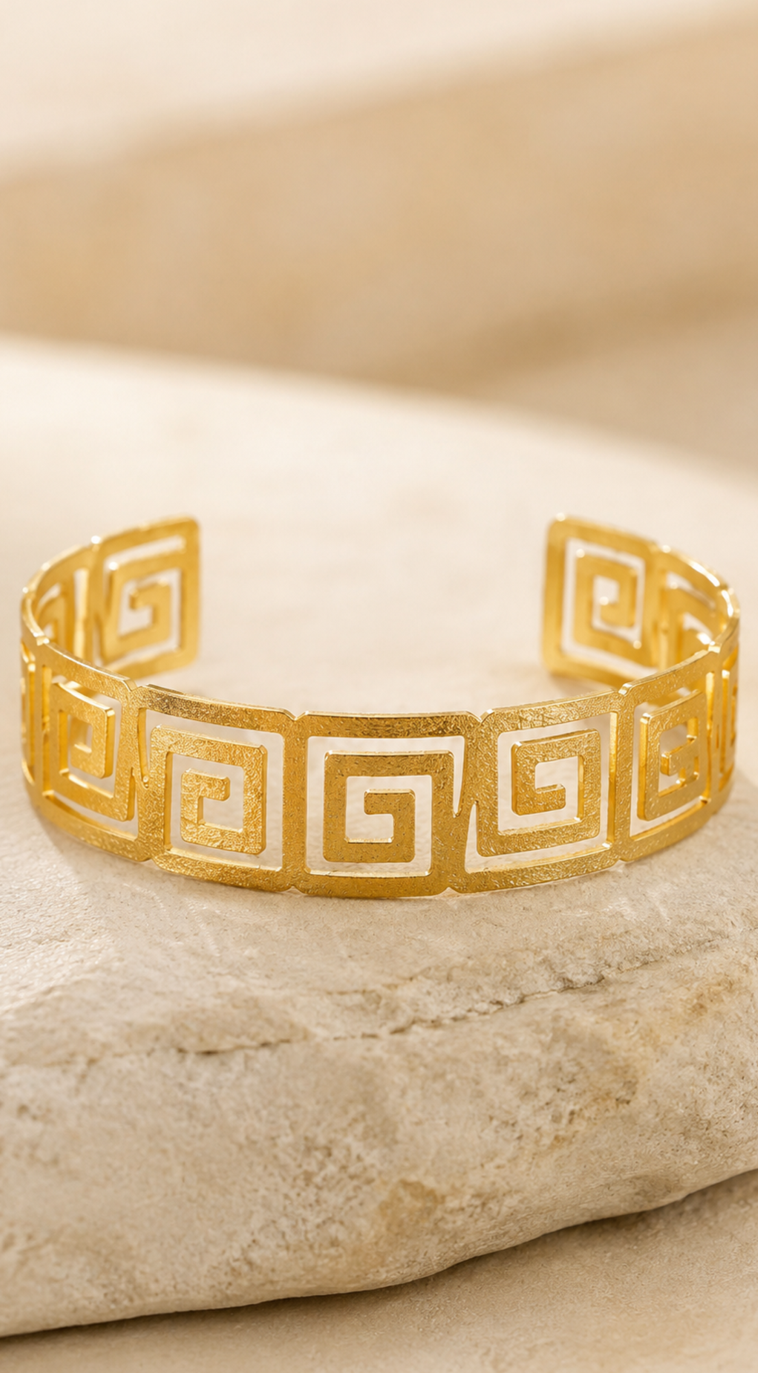 Gold Arm Cuff Bracelet