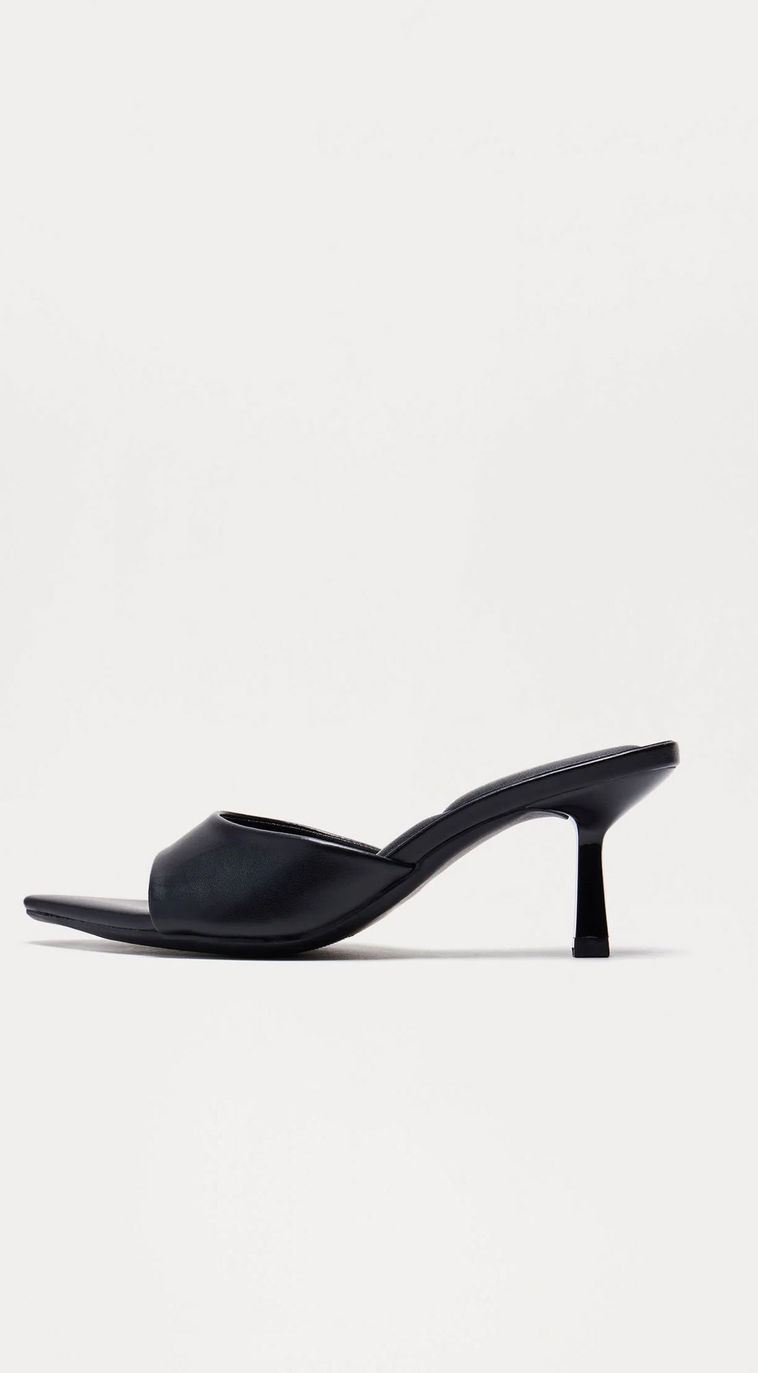 Black Malina Heeled Mules