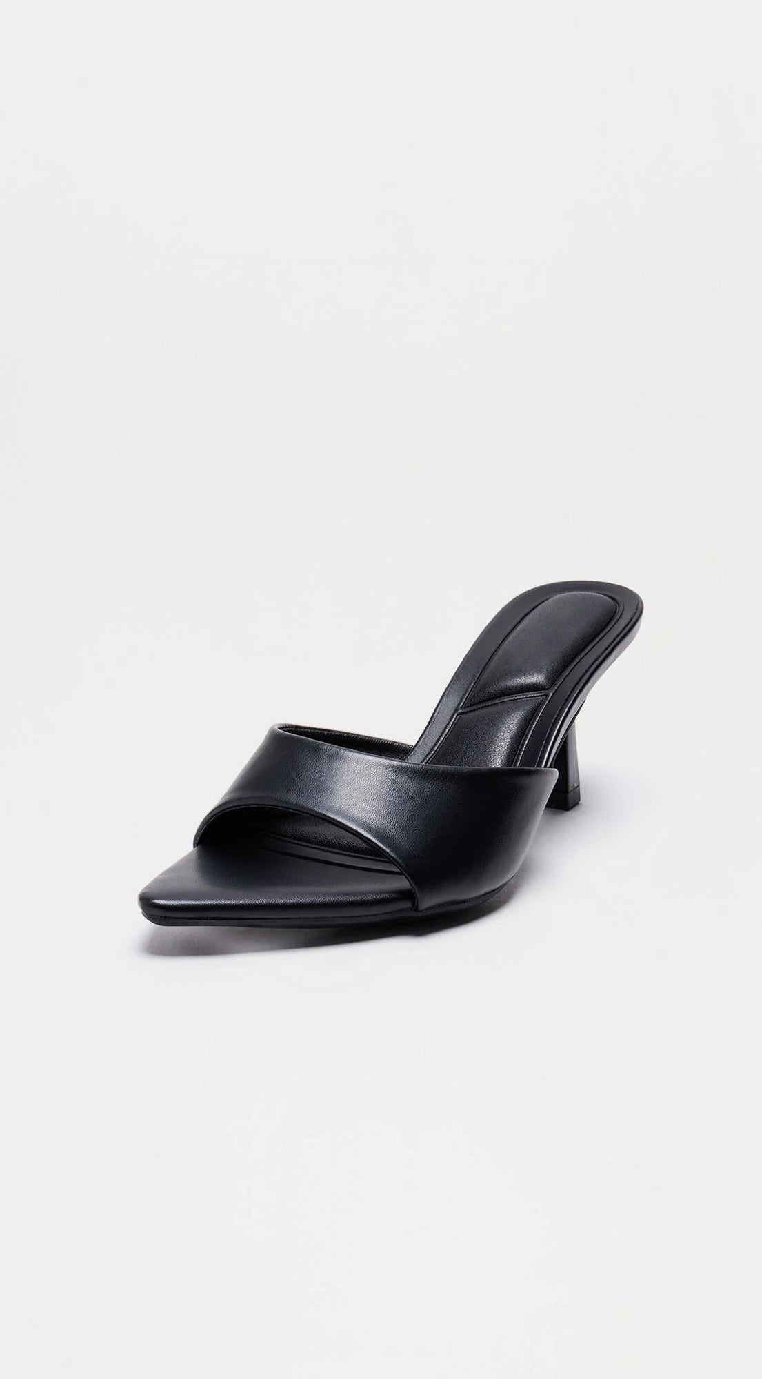 Black Malina Heeled Mules