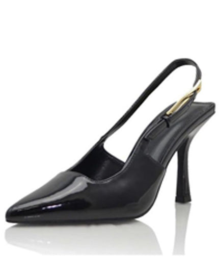 Black Pointed Toe Pump Heels