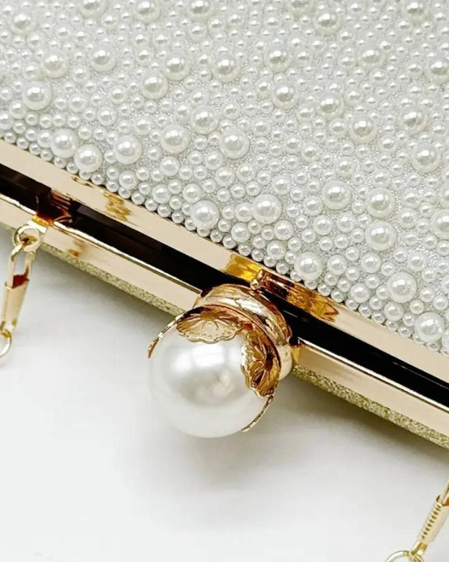 Gold Opal Essence Pearl Clutch