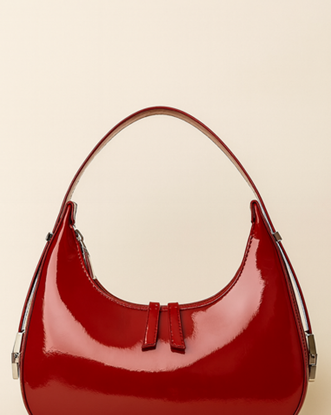 Burgundy Mila Hobo Handbag