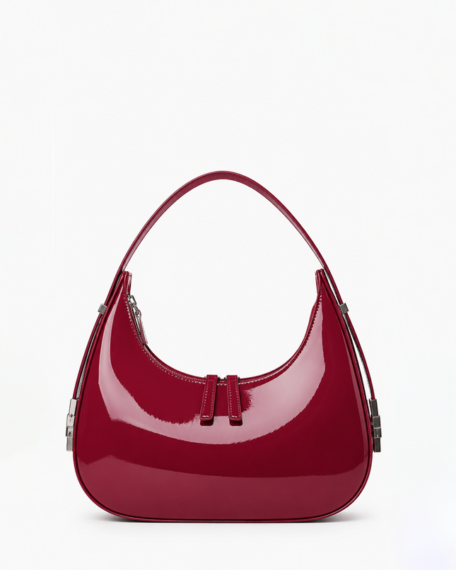 Burgundy Mila Hobo Handbag