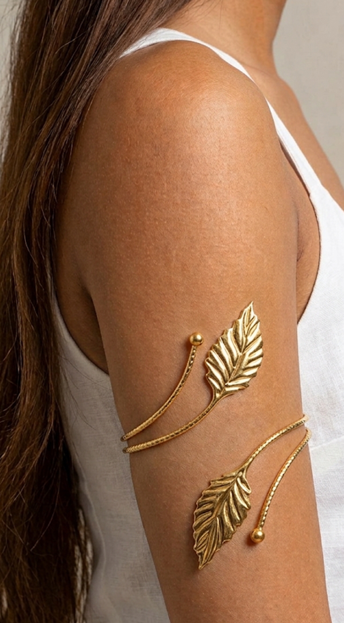 Gold Wrap Arm Cuff Bracelet