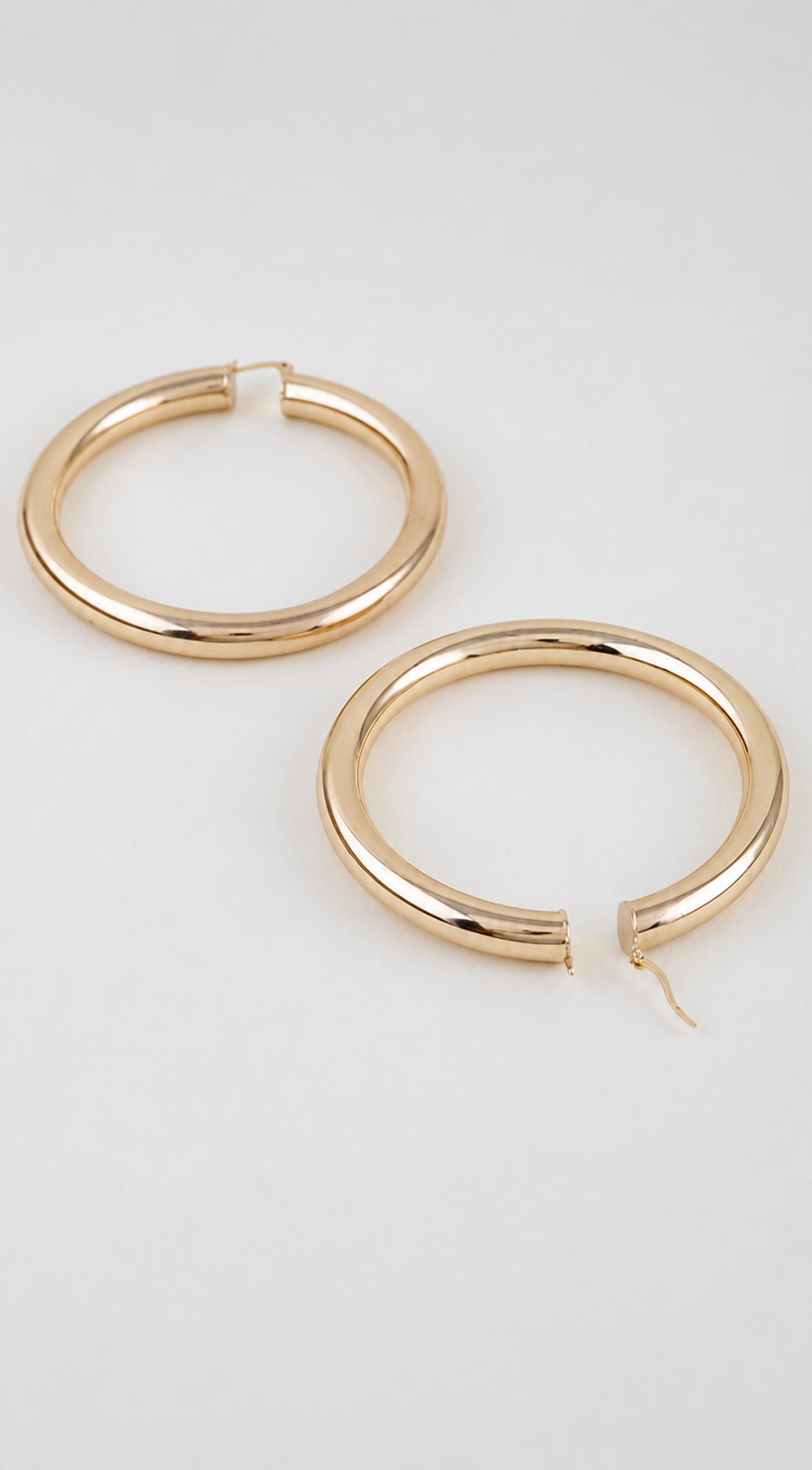 Gold Classic Hoop Earrings