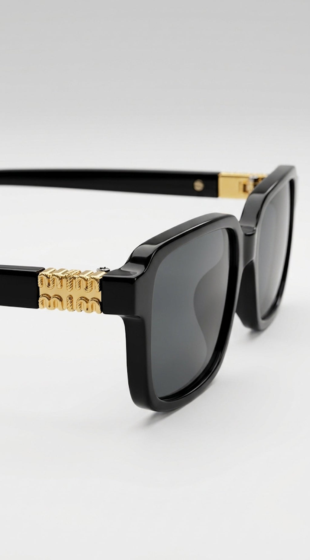Black Monaco Square Sunglasses