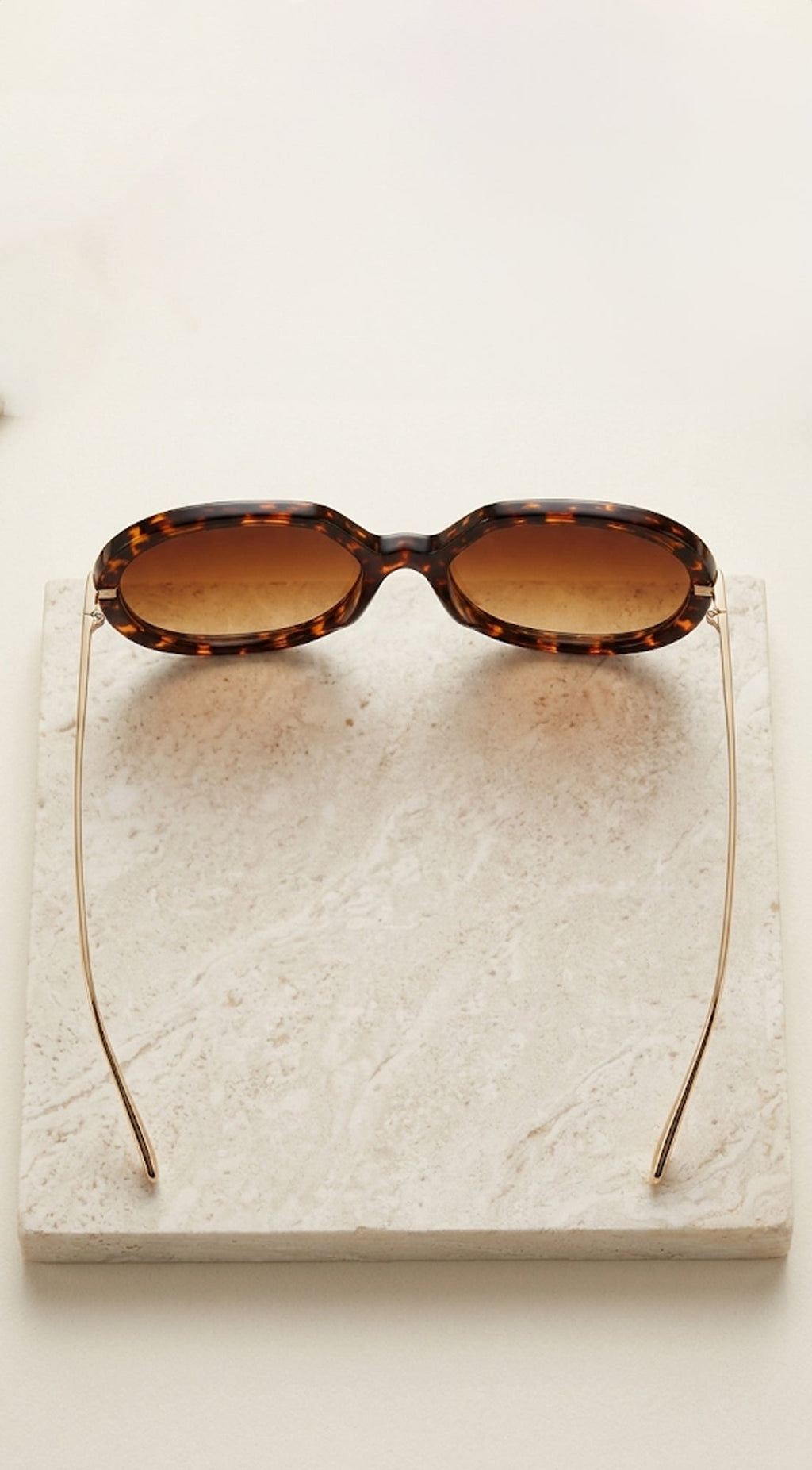 Brown Riviera Oversized Sunglasses