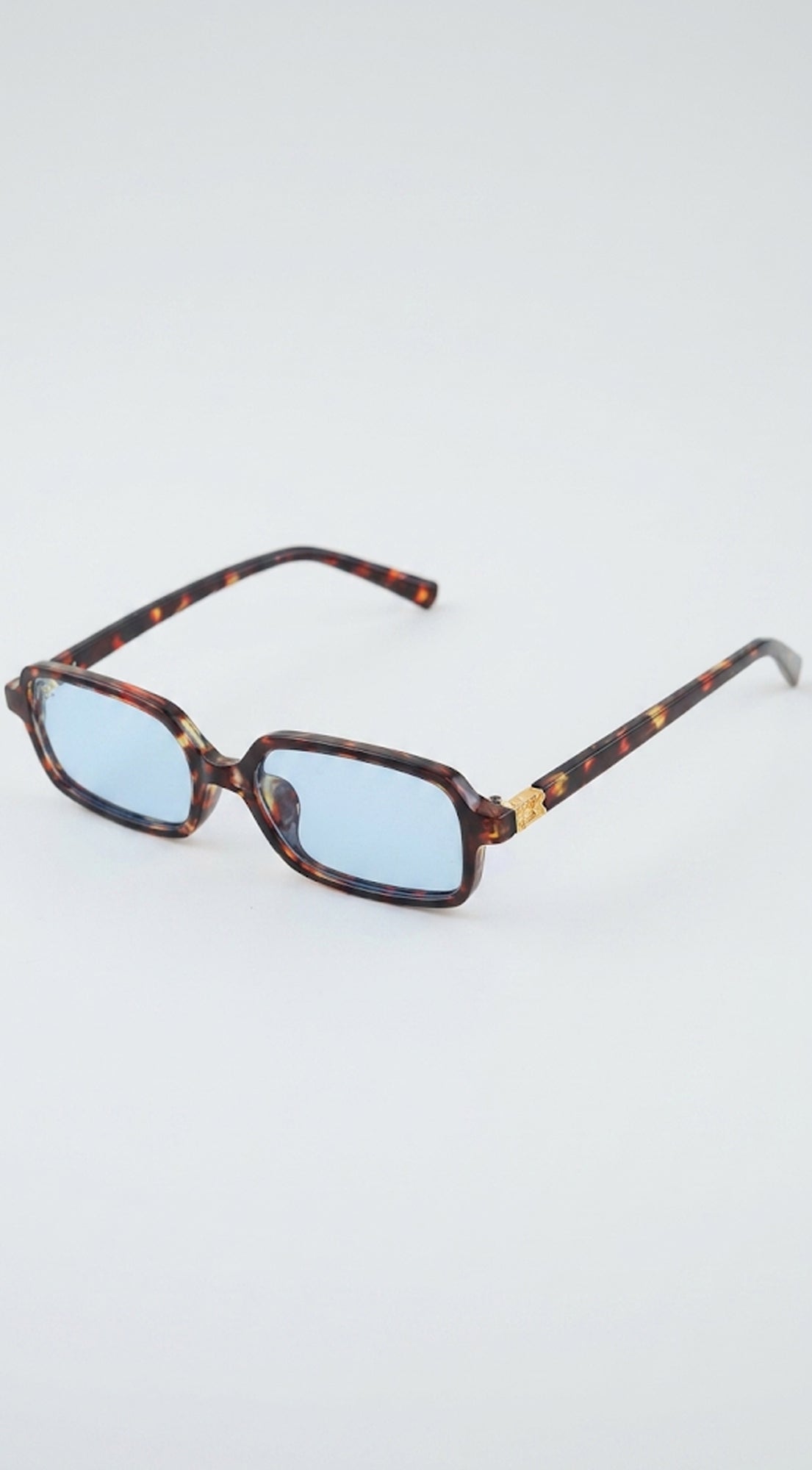 Blue Monaco Square Sunglasses
