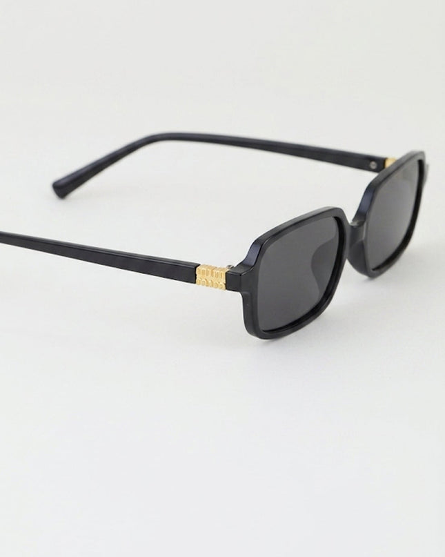 Black Monaco Square Sunglasses