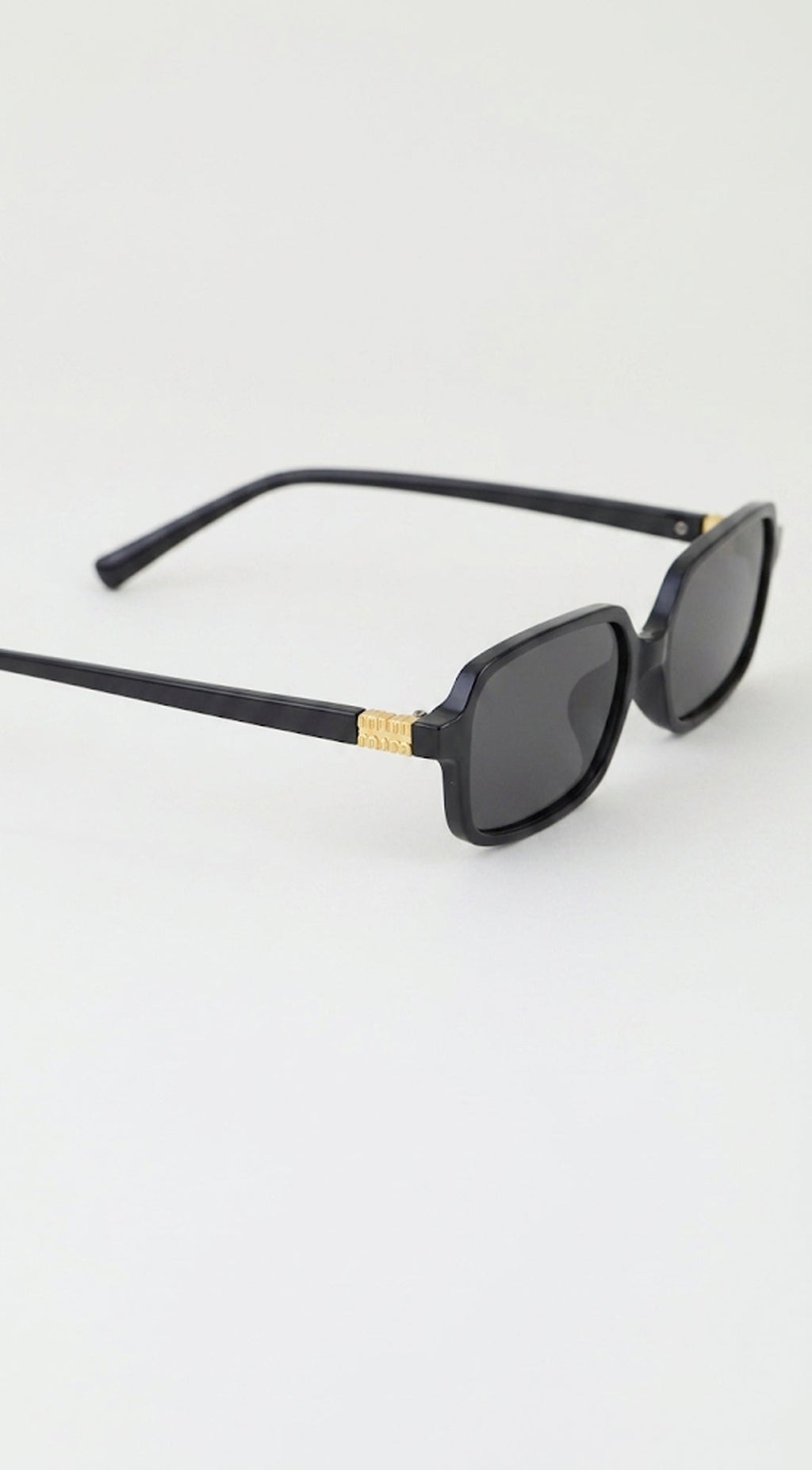 Black Monaco Square Sunglasses