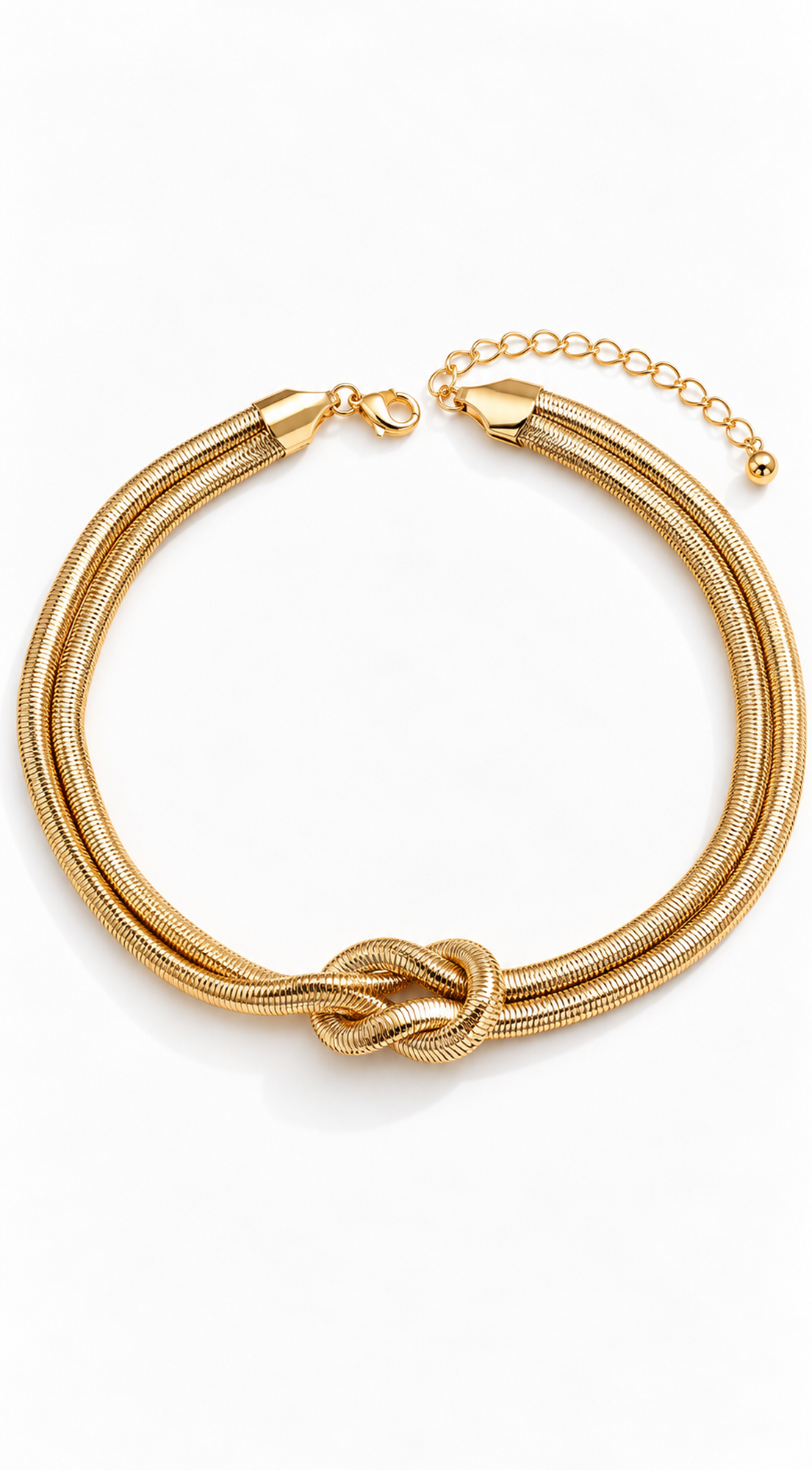 Gold Chain Bracelet & Necklace Set