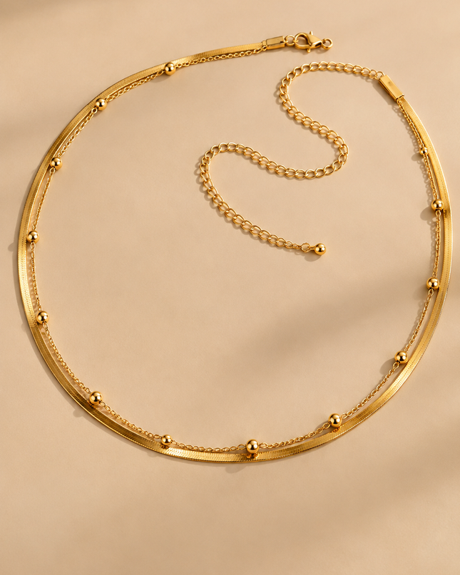 Gold Double Strand Waist Chain