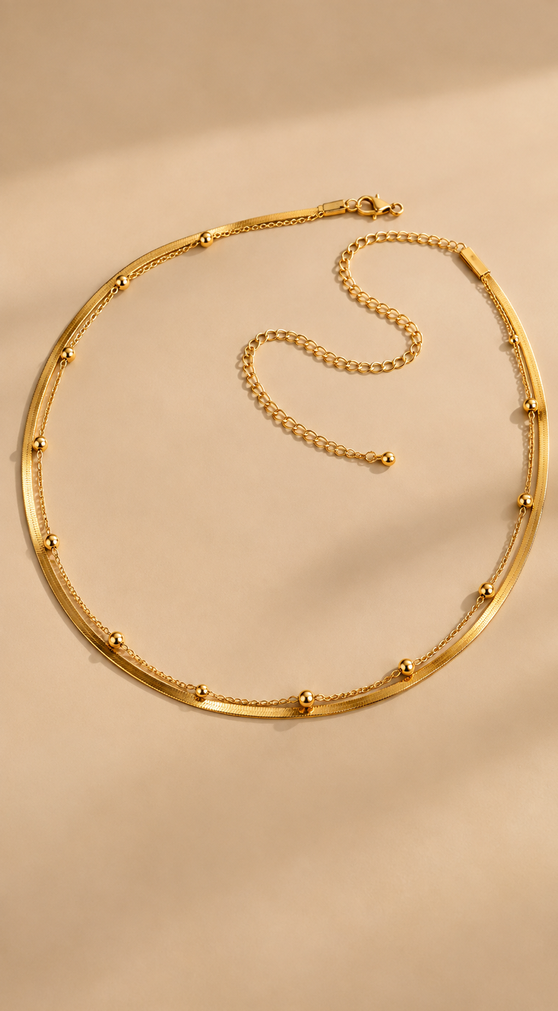 Gold Double Strand Waist Chain