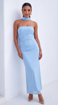 Dress Strapless Maxi Dress