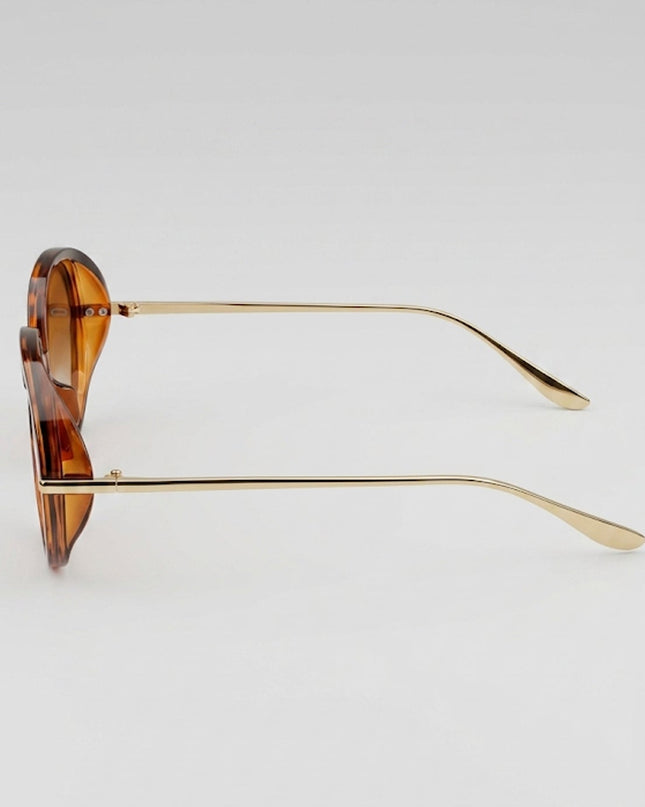 Brown Riviera Oversized Sunglasses