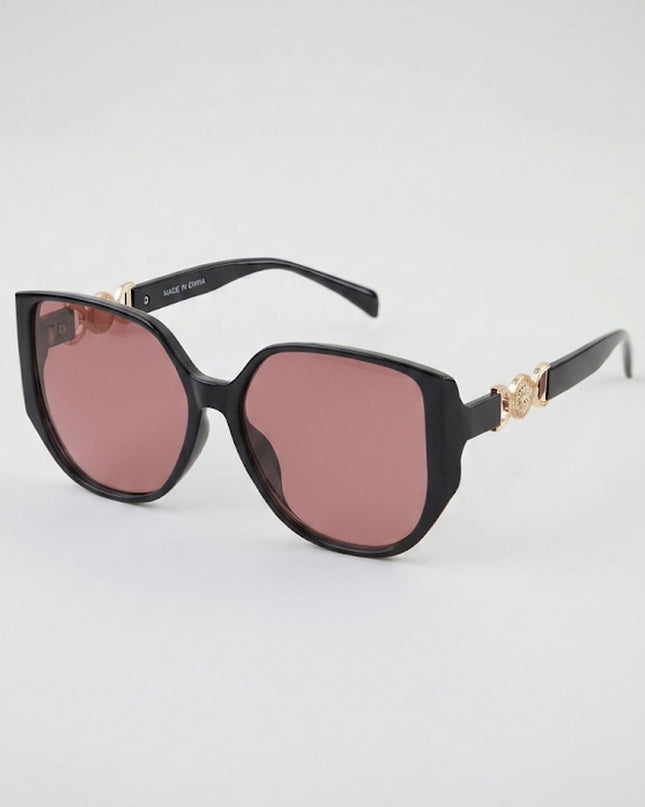 Orange Lion Emblem Sunglasses