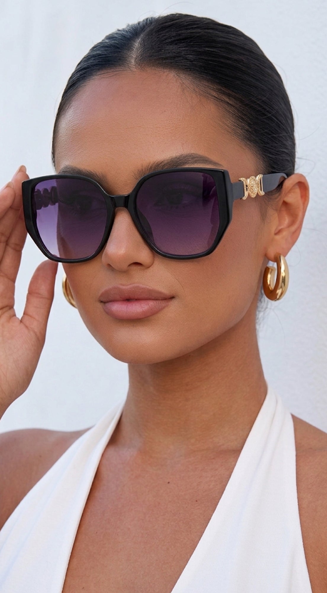 Purple Lion Emblem Sunglasses