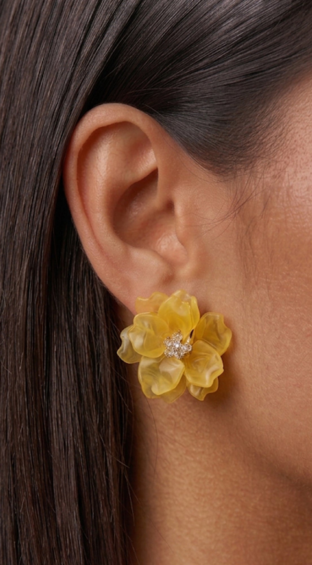 Yellow Amalfi Floral Earrings