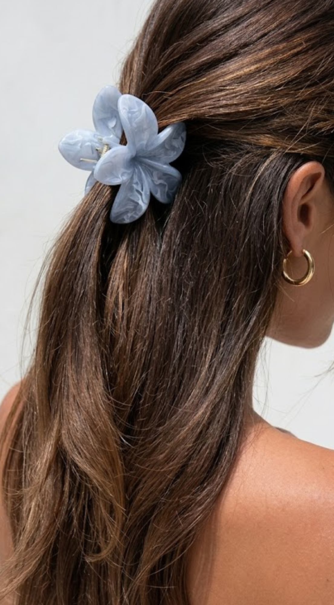 Blue Flower Summer Hair Clip